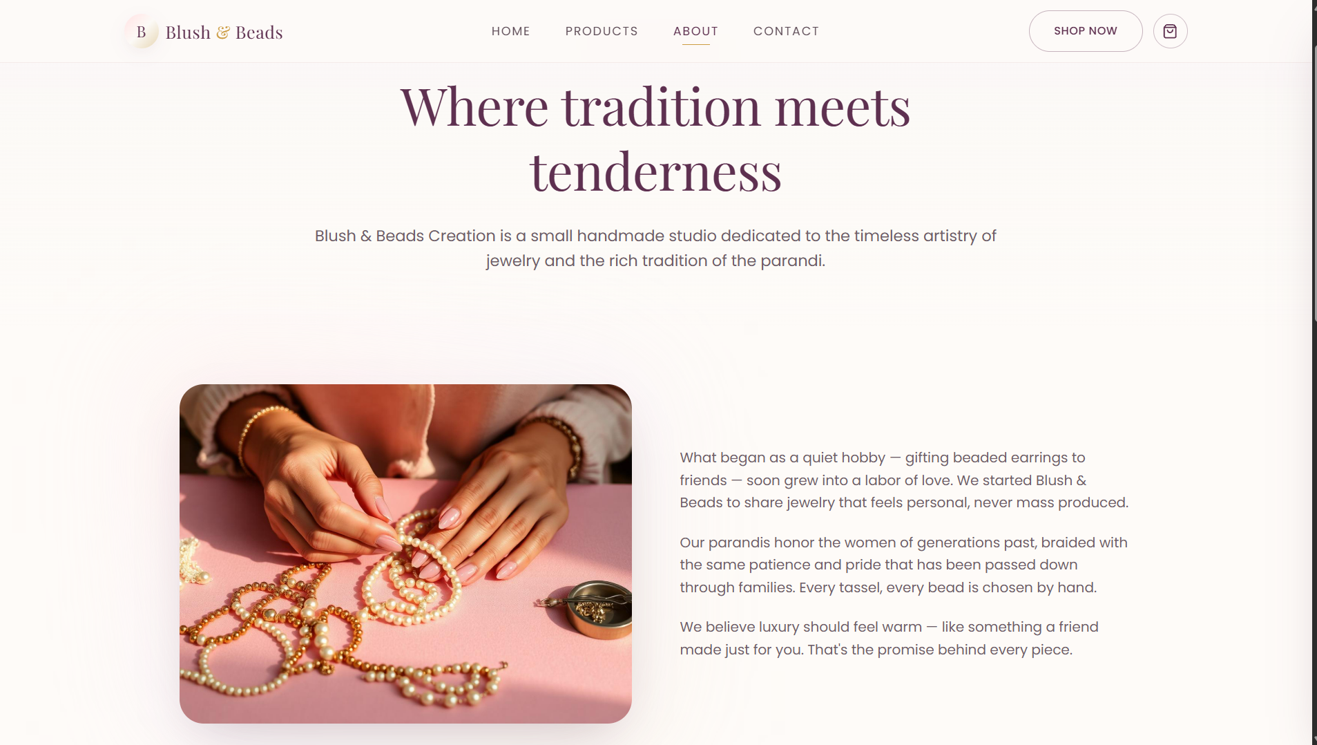 Where tradition meets tenderness.